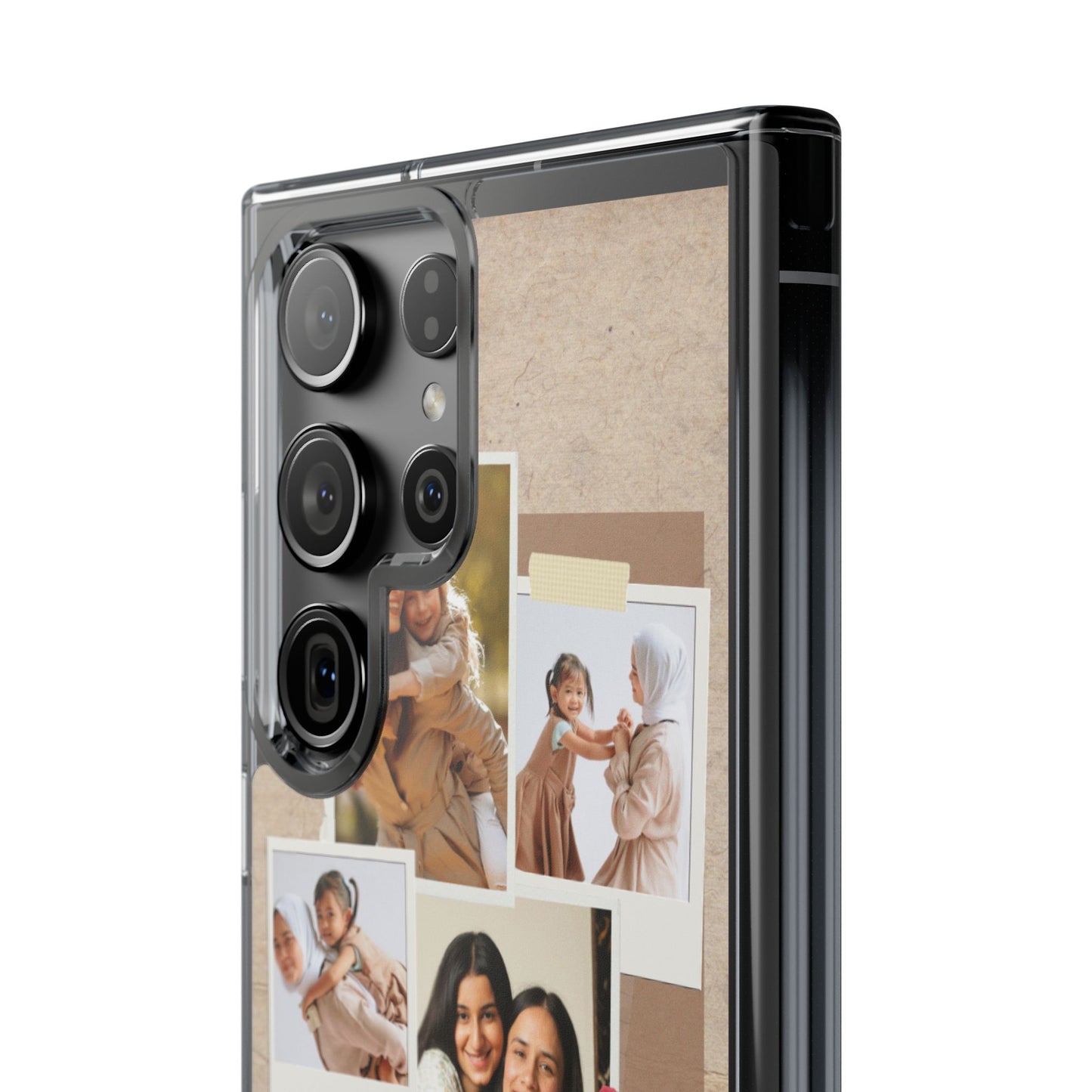 Personalized Clear Phone Case Custom Mothers Day Gift Photo Collage Case Unique Phone Accessory for Moms Memorable Gift Idea