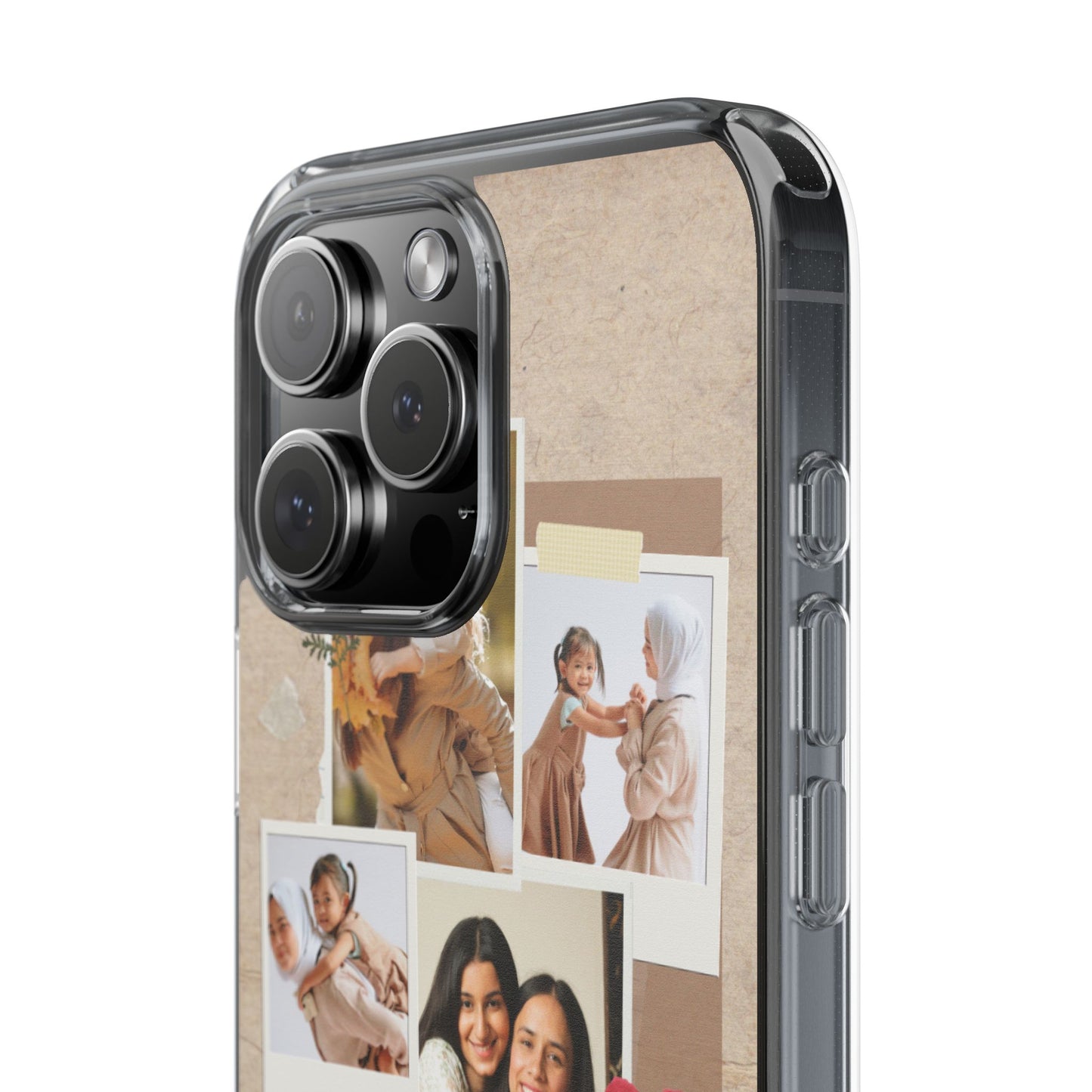 Personalized Clear Phone Case Custom Mothers Day Gift Photo Collage Case Unique Phone Accessory for Moms Memorable Gift Idea
