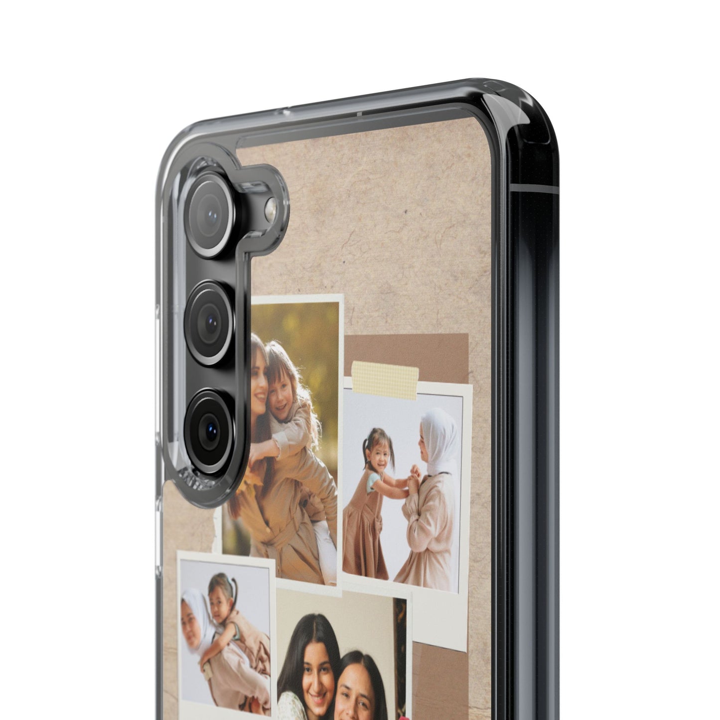 Personalized Clear Phone Case Custom Mothers Day Gift Photo Collage Case Unique Phone Accessory for Moms Memorable Gift Idea
