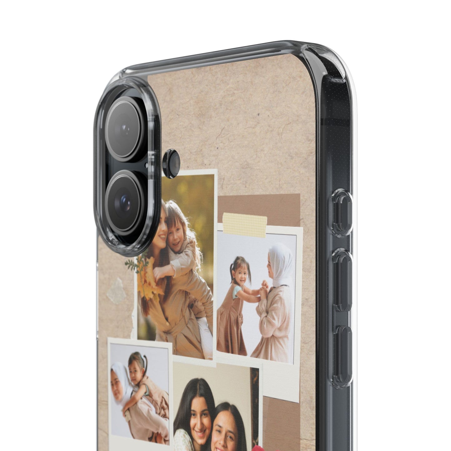 Personalized Clear Phone Case Custom Mothers Day Gift Photo Collage Case Unique Phone Accessory for Moms Memorable Gift Idea