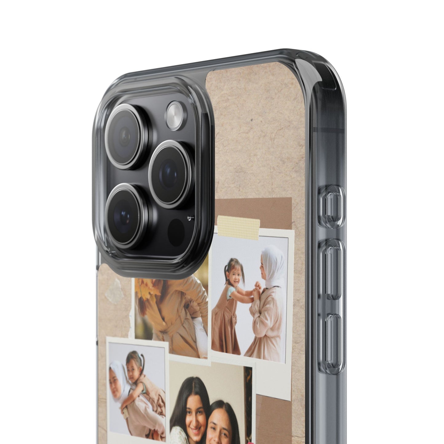 Personalized Clear Phone Case Custom Mothers Day Gift Photo Collage Case Unique Phone Accessory for Moms Memorable Gift Idea