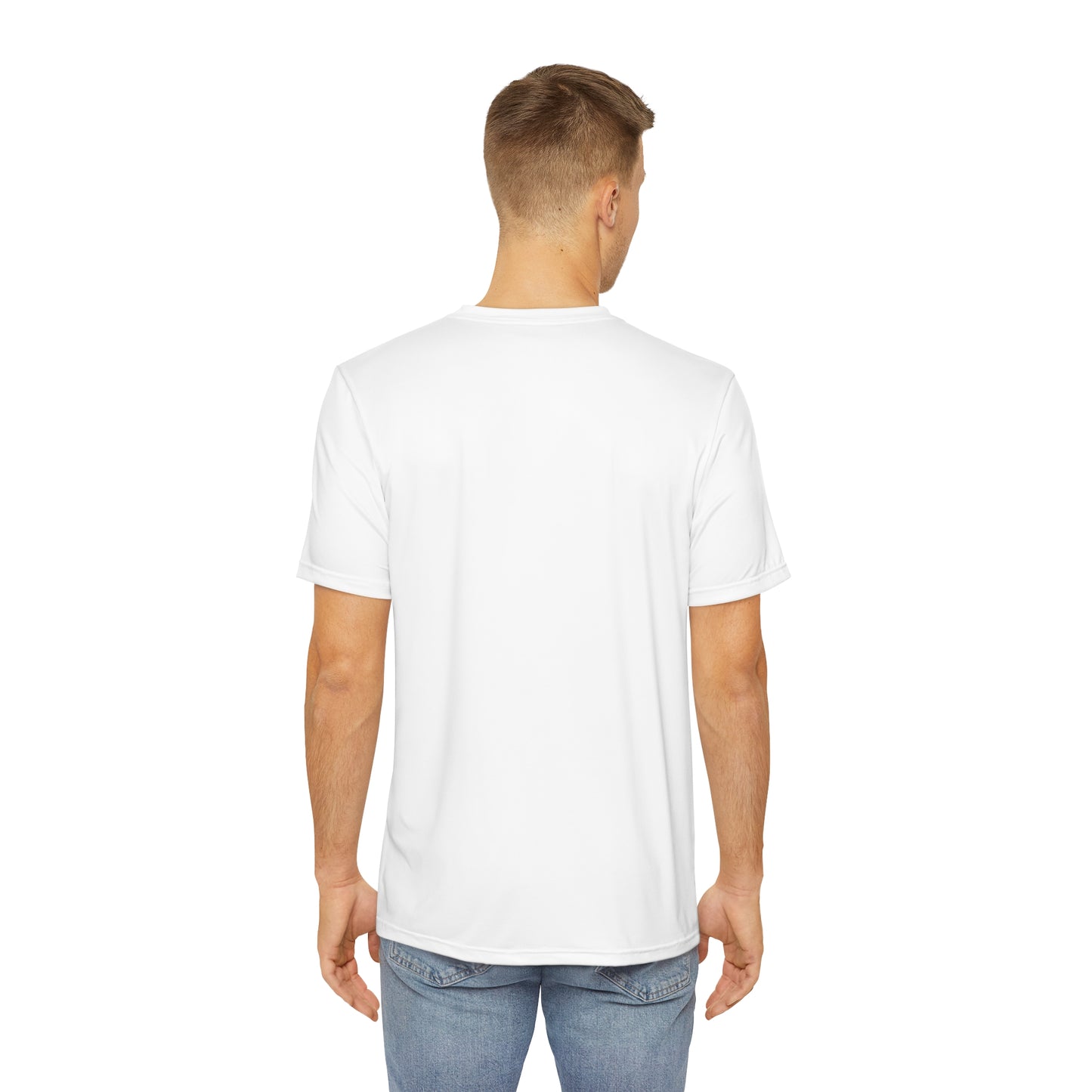 Custom Men's Polyester Tee - Perfect Gift for Father's Day, Casual Wear, Dad's Birthday, Family Events, Summer Fashion