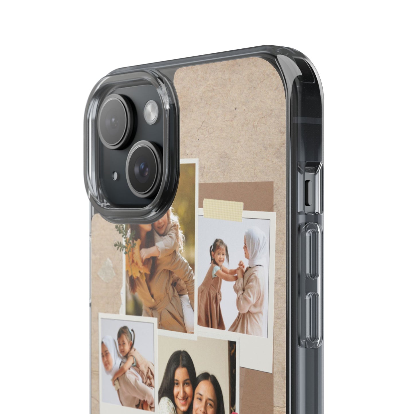 Personalized Clear Phone Case Custom Mothers Day Gift Photo Collage Case Unique Phone Accessory for Moms Memorable Gift Idea
