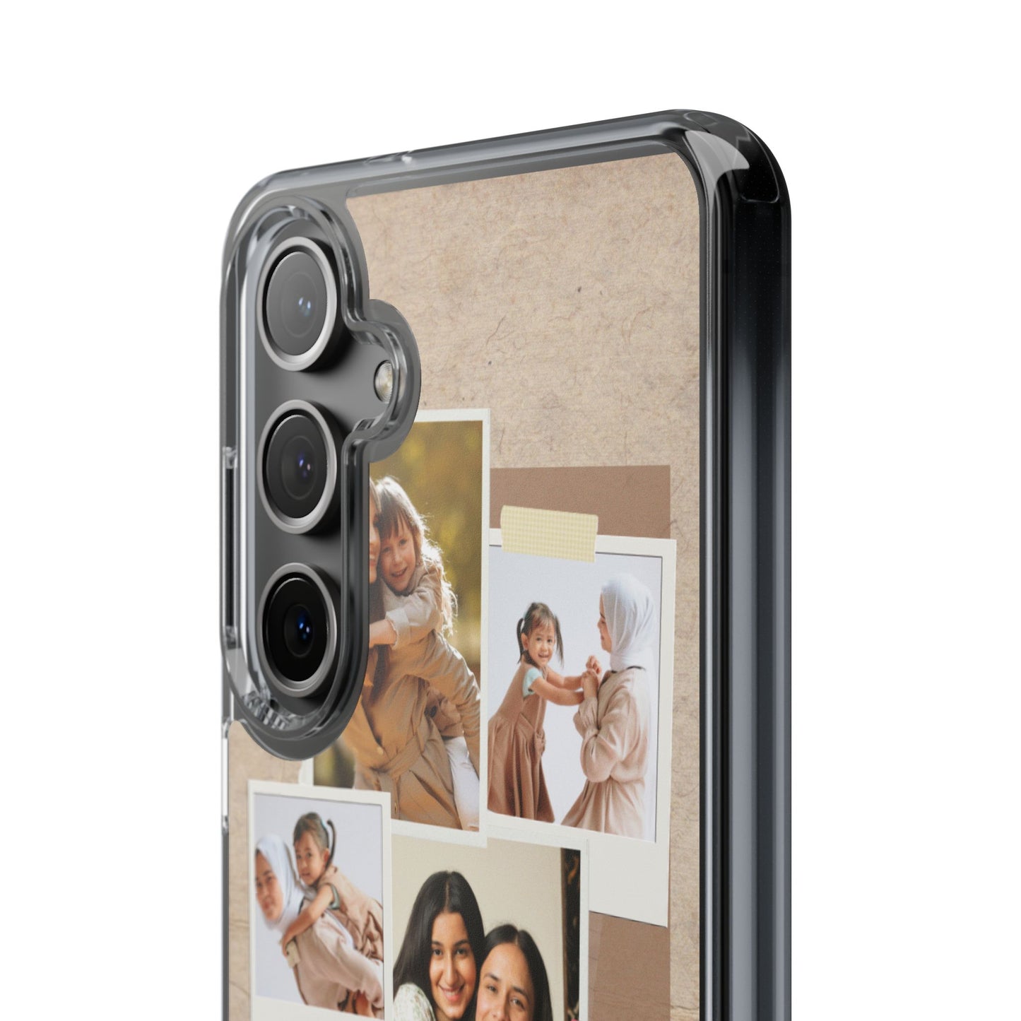Personalized Clear Phone Case Custom Mothers Day Gift Photo Collage Case Unique Phone Accessory for Moms Memorable Gift Idea