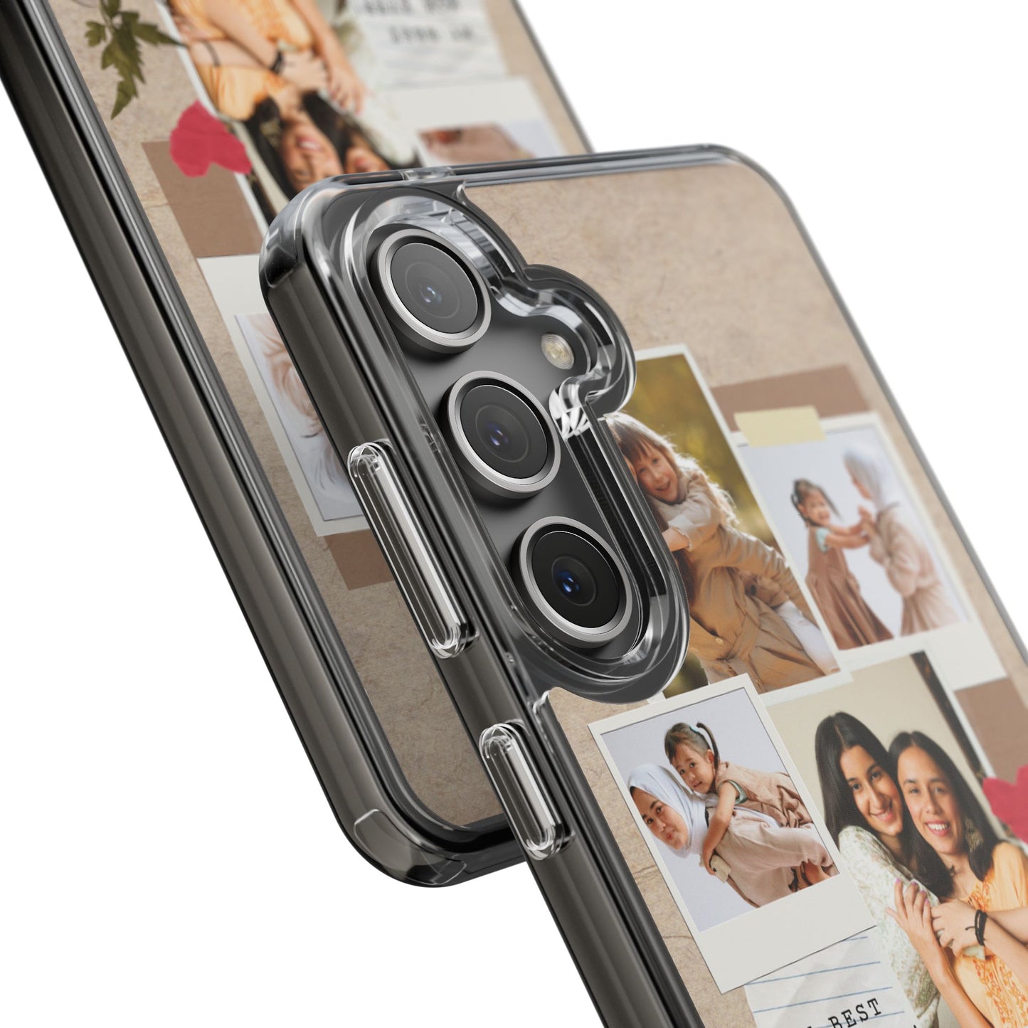 Personalized Clear Phone Case Custom Mothers Day Gift Photo Collage Case Unique Phone Accessory for Moms Memorable Gift Idea