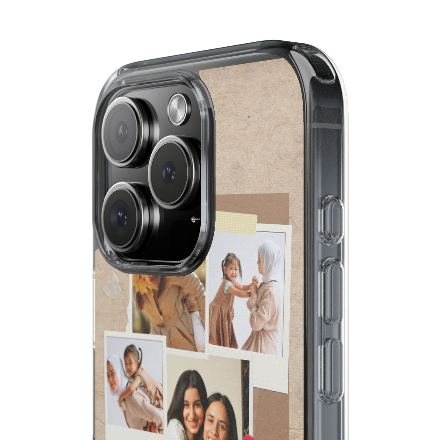 Personalized Clear Phone Case Custom Mothers Day Gift Photo Collage Case Unique Phone Accessory for Moms Memorable Gift Idea