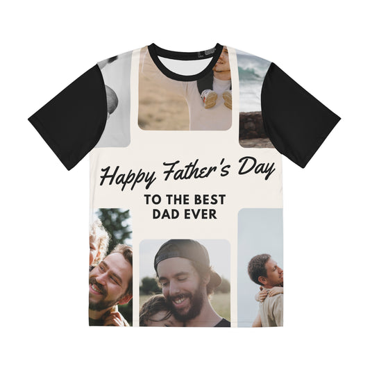 Copy of Custom Men's Polyester Tee - Perfect Gift for Father's Day, Casual Wear, Dad's Birthday, Family Events, Summer Fashion