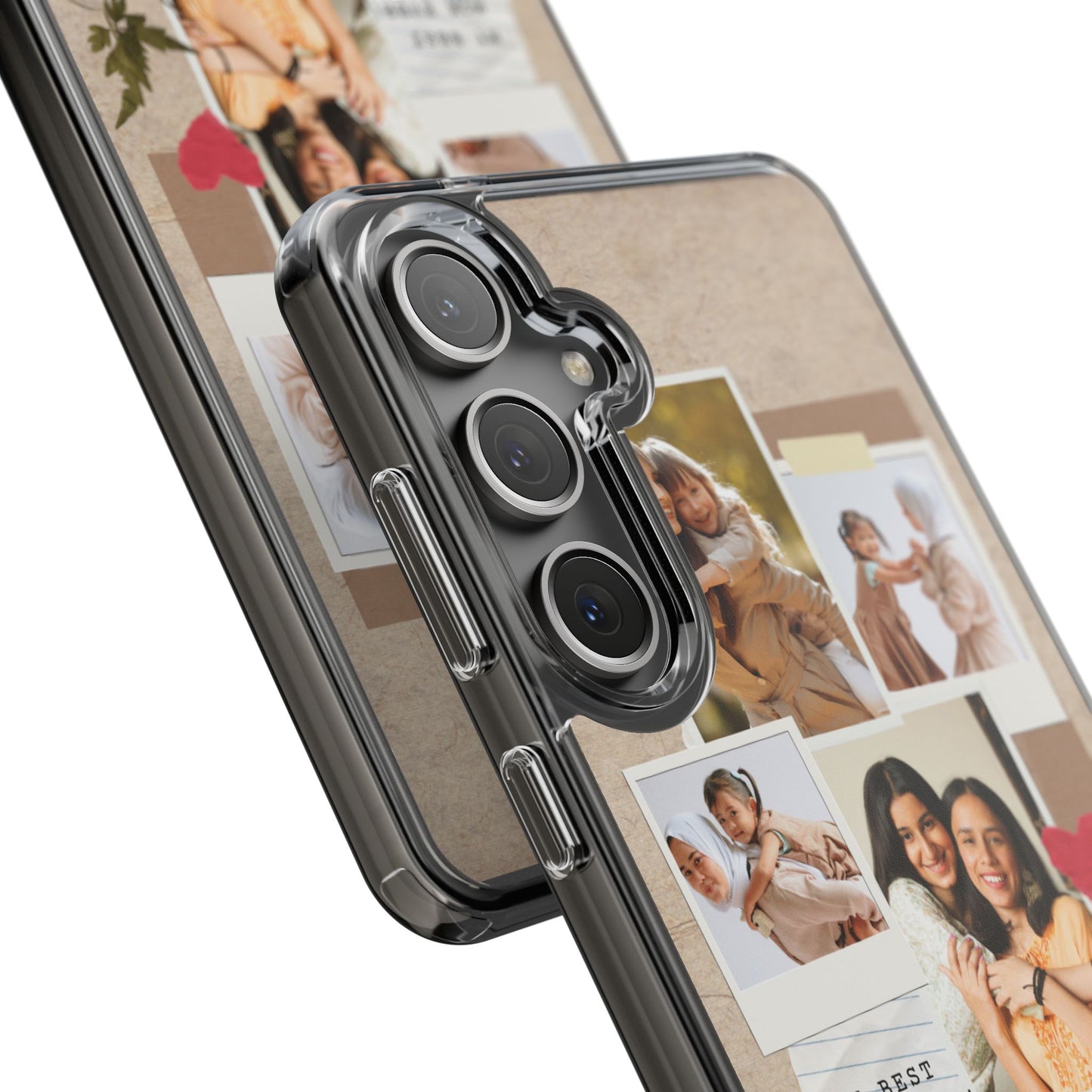 Personalized Clear Phone Case Custom Mothers Day Gift Photo Collage Case Unique Phone Accessory for Moms Memorable Gift Idea