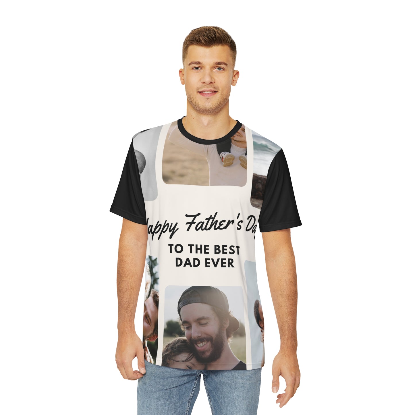 Copy of Custom Men's Polyester Tee - Perfect Gift for Father's Day, Casual Wear, Dad's Birthday, Family Events, Summer Fashion